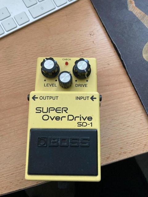 Preview of the first image of BOSS SD-1 OVERDRIVE, spice up your playing..