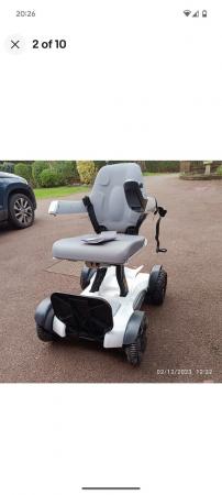 Image 3 of Foldable electric wheelchair as new