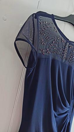 Image 1 of Beautiful navy blue Joseph Ribkoff dress Size 10