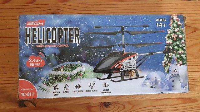 Image 2 of 3CH Helicopter unopened in box. 2.4GHz remote control.