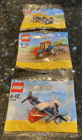 Image 1 of 3 Lego bags- new- Creator sets- vehicles age 6-12 years