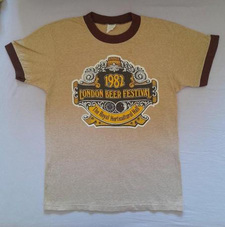 Image 3 of Vintage 1982 London Beer Festival T-Shirt.