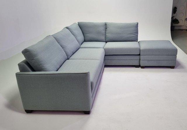 Image 4 of Sofa Workshop 'Jude' corner sofa bed suite with footstool