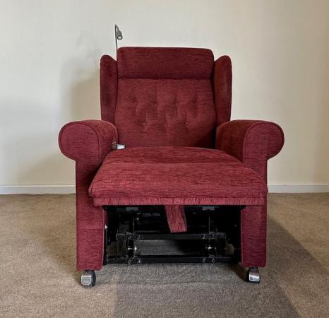Image 13 of LUXURY ELECTRIC RISER RECLINER RED CHAIR MASSAGE CAN DELIVER