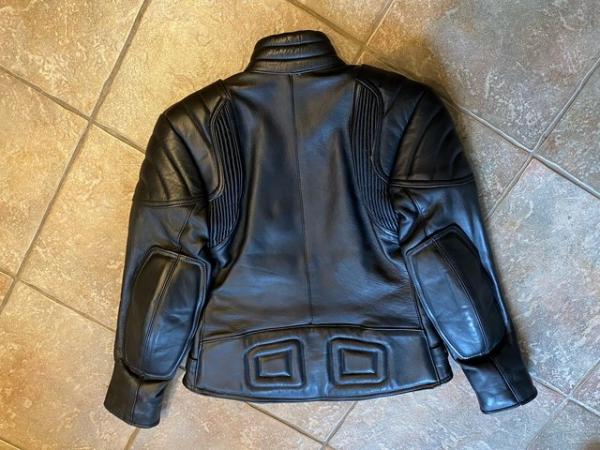 Image 3 of Ladies leather Sportex padded motorcycle jacket size 12