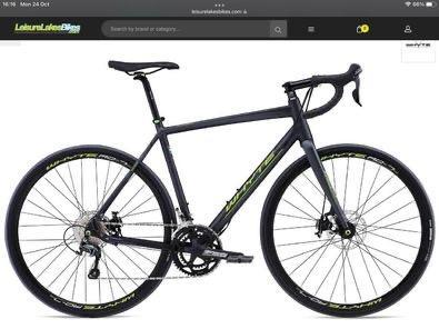 Preview of the first image of Whyte Dorset Disc Racing Road Bike Granite/Apple.