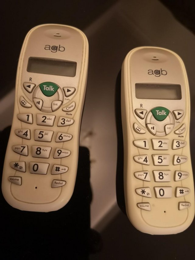 Preview of the first image of talk twin cordless phones.