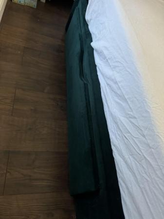 Image 3 of Green Velvet King Size Bed