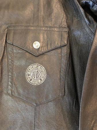 Image 2 of Brand new Harley Davidson leather shirt jacket Large