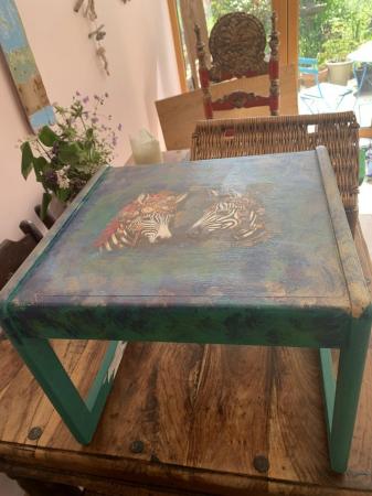 Image 2 of Upcycled wooden side table