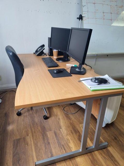 Preview of the first image of AS NEW OFFICE DESKS DUE TO OFFICE MOVE.