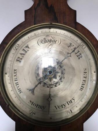 Image 1 of Rosewood Wheel Barometer  circa 1840