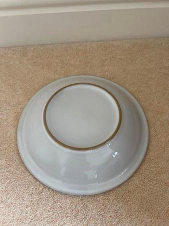 Image 1 of Denby white an green cereal bowl