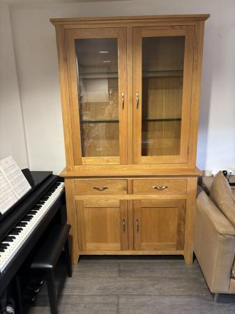 Image 3 of Oak Wood Display Cabinet Suitable For A Living Room Bargain