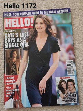Image 1 of Hello Magazine 1172 - Kate: Last Days As Single Girl - Guide