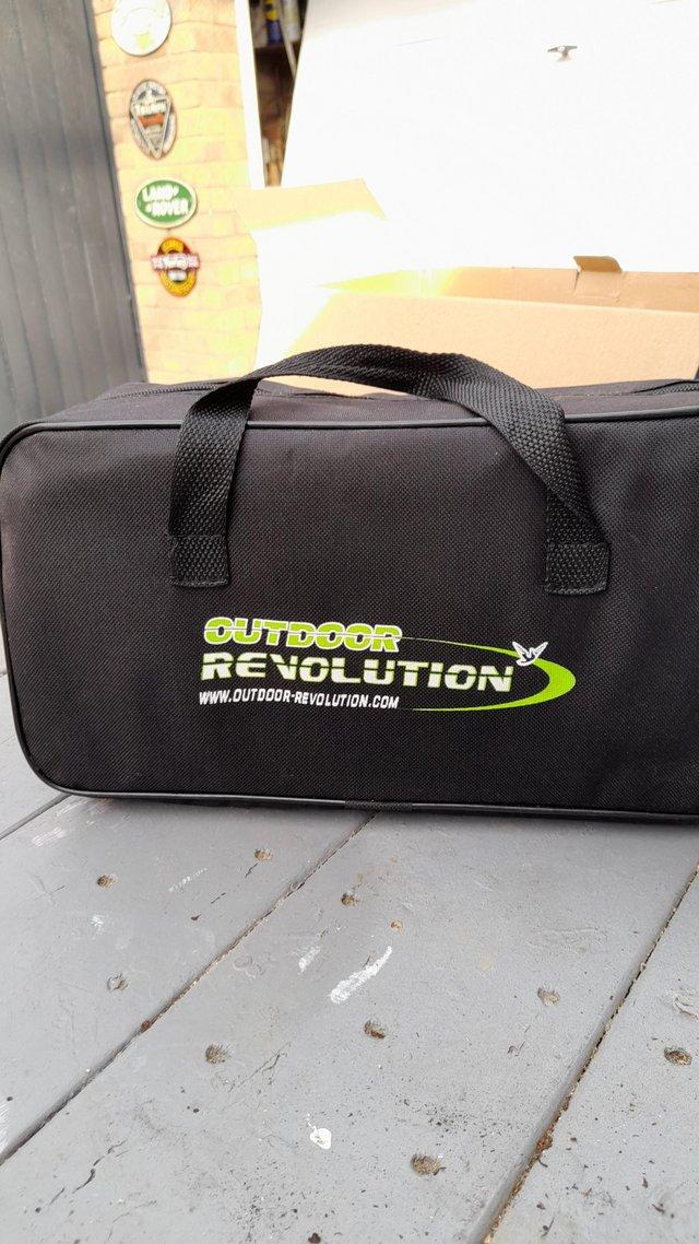 Preview of the first image of Outdoor Revolution12V Electricair frame awning inflator.