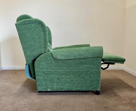 Image 14 of LUXURY ELECTRIC RISER RECLINER MINT GREEN CHAIR CAN DELIVER