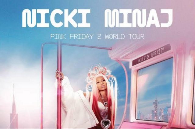 Preview of the first image of Nicki Minaj gold circle ticket.