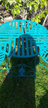 Image 1 of Bistro set with 2x seat cushions