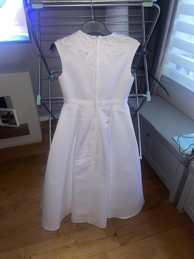 Preview of the first image of Girls Communion dress, size 10.