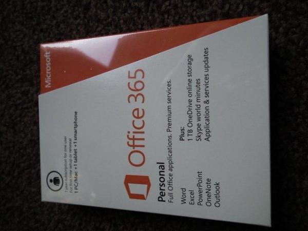 Image 1 of Microsoft Office 365 brand new & sealed Personal