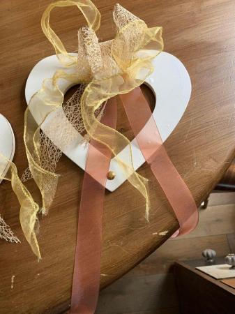 Image 1 of 2 wedding / party decorative wooden hearts