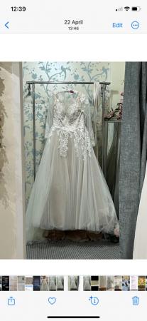 Image 3 of White Rose Plus Size Wedding Dress