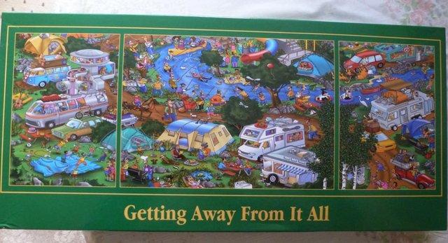 Image 1 of Getting Away From It All Triptych Jigsaw