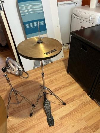 Image 3 of DRUM KIT/ BLACK. IN PERFECT CONDITION