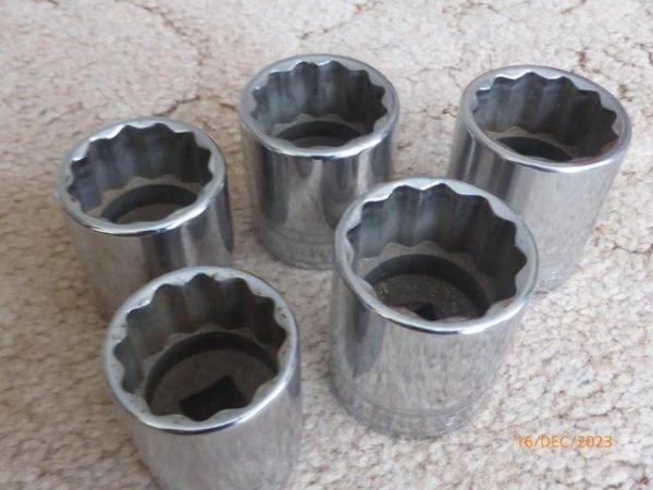 Image 3 of Snap-On 1/2" Flank drive sockets, metric 28-32mm as new