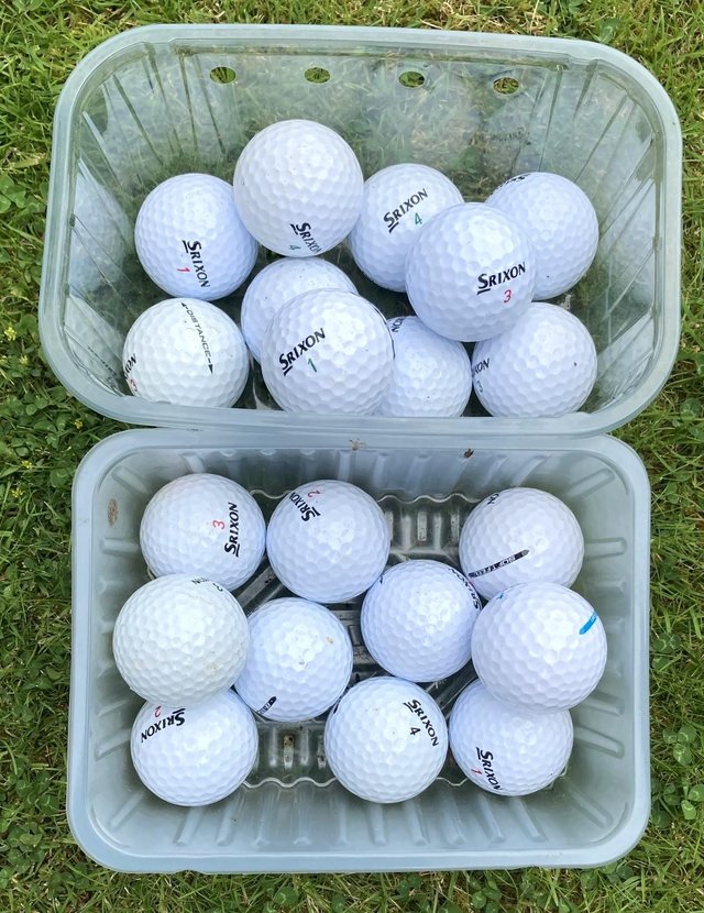 Preview of the first image of 20 Srixon Clean Golf Balls - Used but Good.