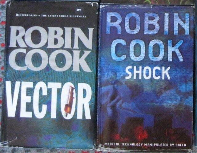 Preview of the first image of Robin Cook hardback books.......