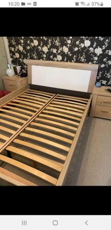 Image 2 of Bensons designer wooden King size bed frame