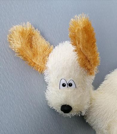 Image 4 of Richard Lang Crazy Dog Soft Toy. Full Height 13" (33cm).