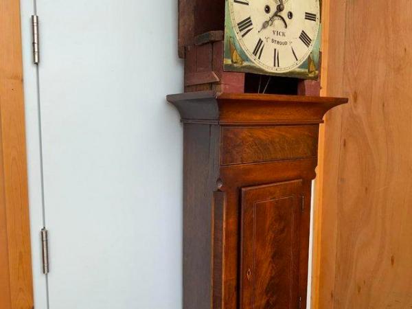 Image 6 of Grandfather Clock Mahogany 8 day late Georgian