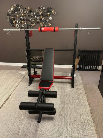 Image 2 of Viavito studio pro Olympic barbell weight bench