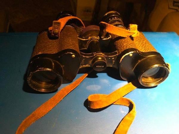Image 3 of Bianchetti binoculars with case