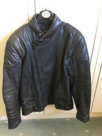 Image 1 of Motorcycle Genuine Leather Jacket