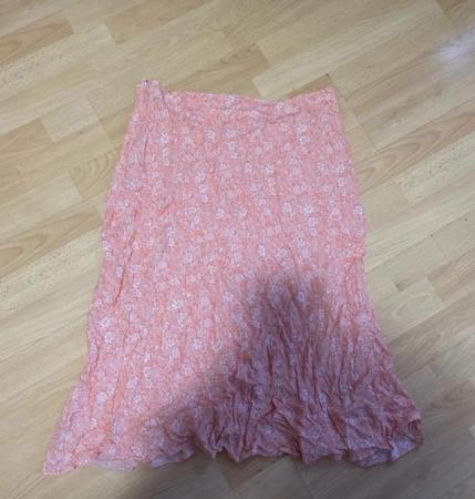 Image 1 of Pink floral skirt from feather and bone