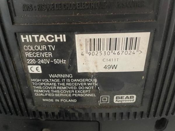 Image 2 of Hitachi Colour TV - Retro circa 1990's