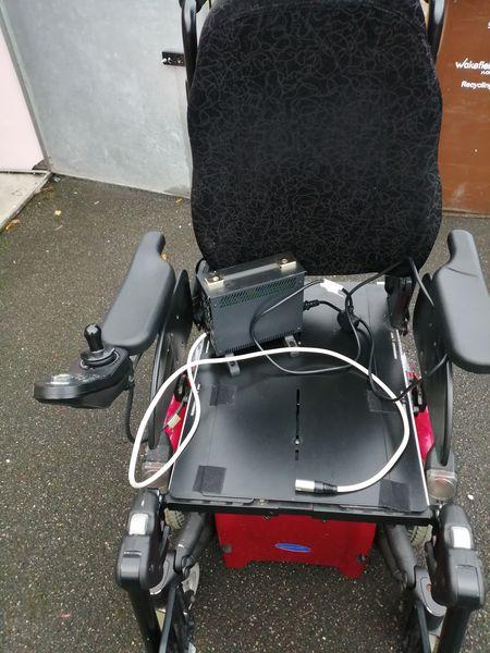 Preview of the first image of TDX electric wheelchair rise and recline.
