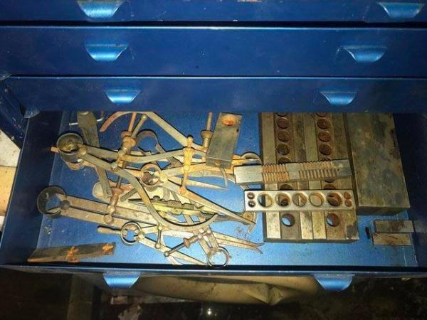 Image 8 of ENGINEERS TOOLS IN FOUR DRAWER CABINET