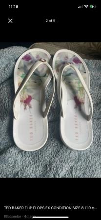 Image 3 of TB flip flops as new size 8