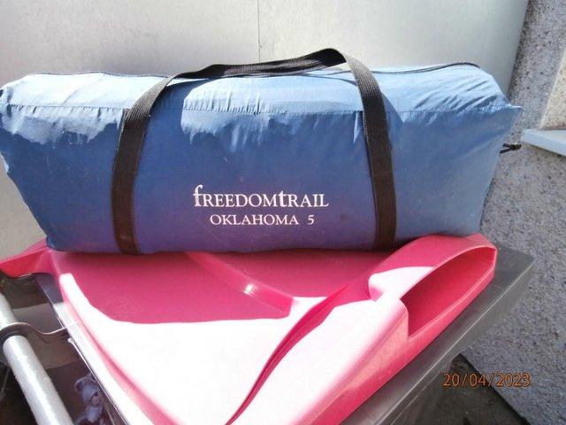 Preview of the first image of 5 man tent freedomtrail oklanhoma.
