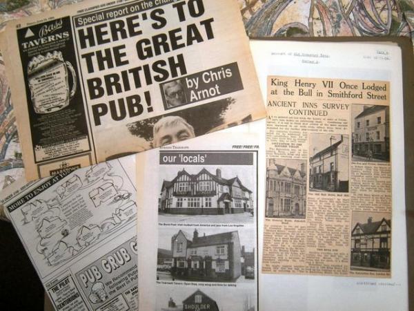 Image 1 of Pubs, Inns etc extensive archive of newspaper cuttings