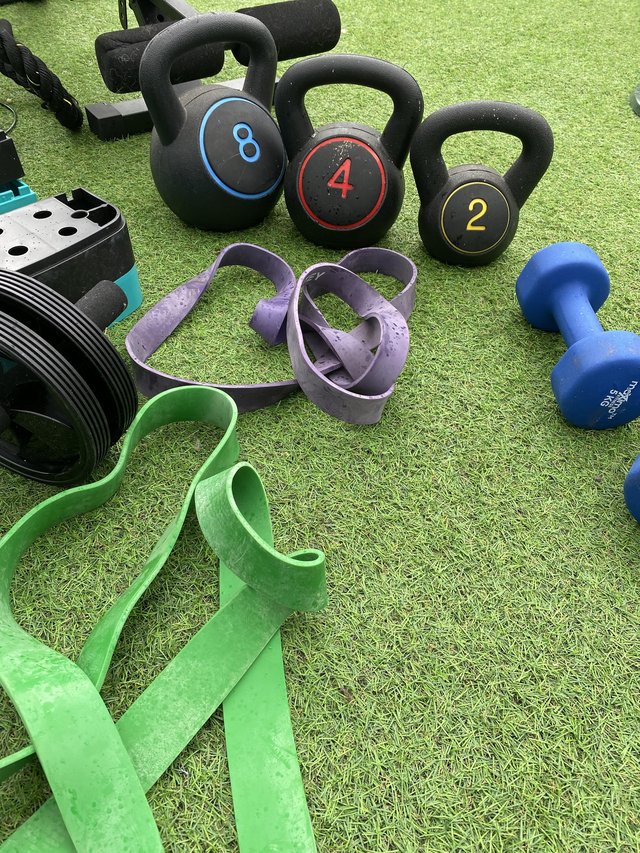 Preview of the first image of Various fitness/ gym equipment.