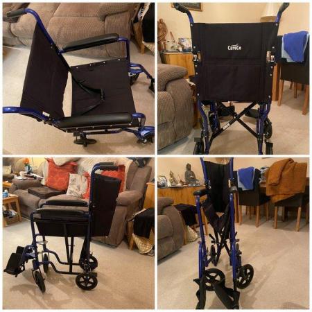 Image 2 of Care Co Lynx 4 transit wheelchair