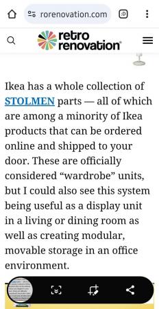 Image 5 of IKEA Stolmen Modular Wardrobe system