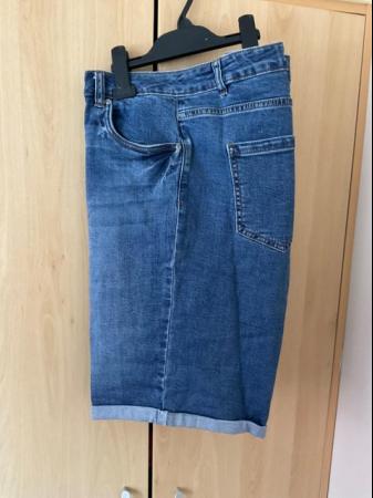 Image 1 of SOLD Ladies size 18 Denim blue Shorts