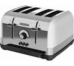 Image 1 of Morphy Richards Venture 4 Slice Toaster - White-spacious